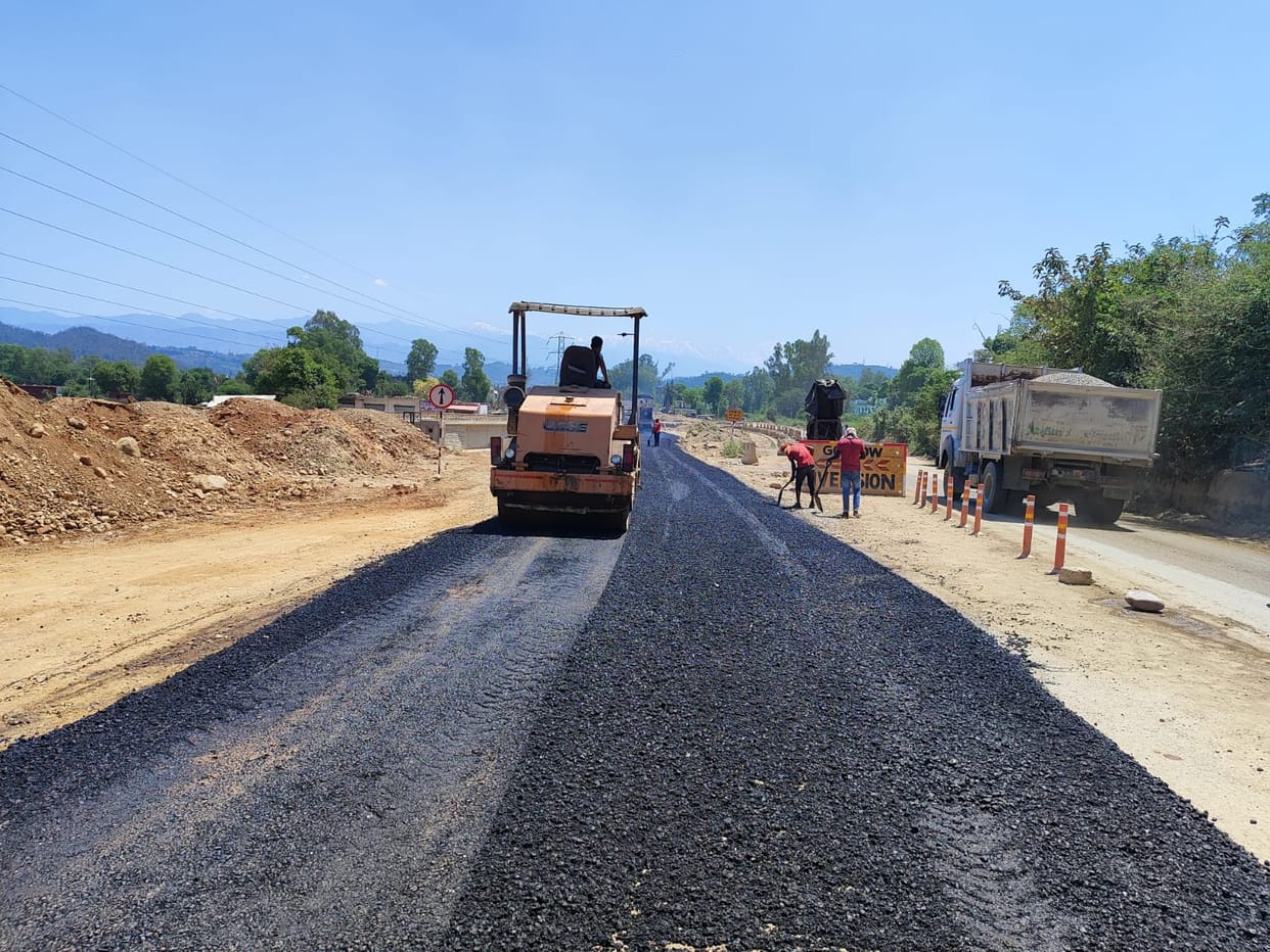 At last, improvement has started on four lane diversion routes.