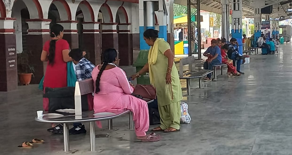 Routes of eight trains changed, wheels of 10 remained stuck