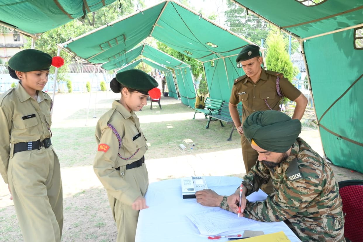 ncc camp organised in jnv