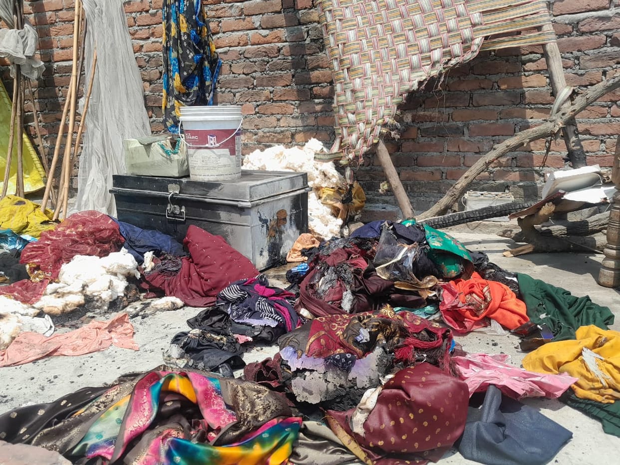 One animal died, three burnt due to fire in cattle shed
