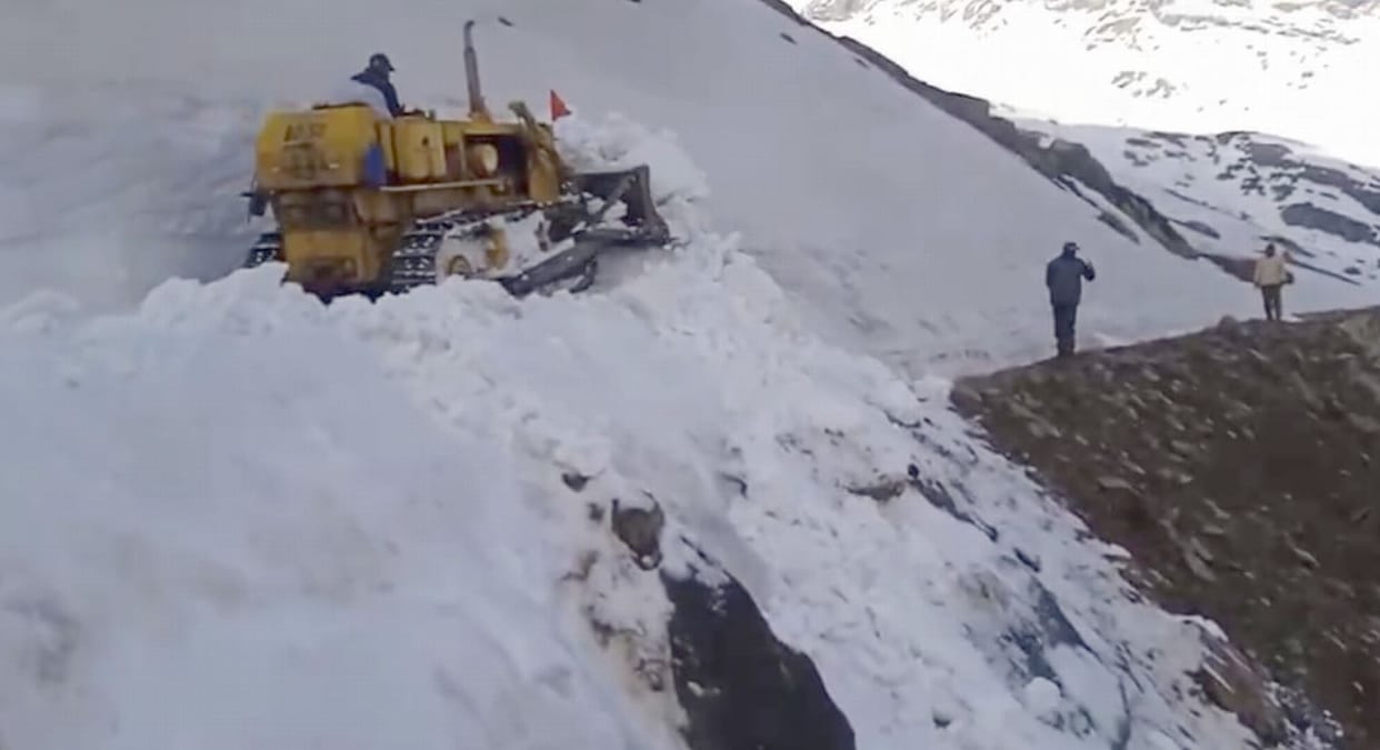 Sach Pass will be restored as soon as snow is removed from 25 km road.