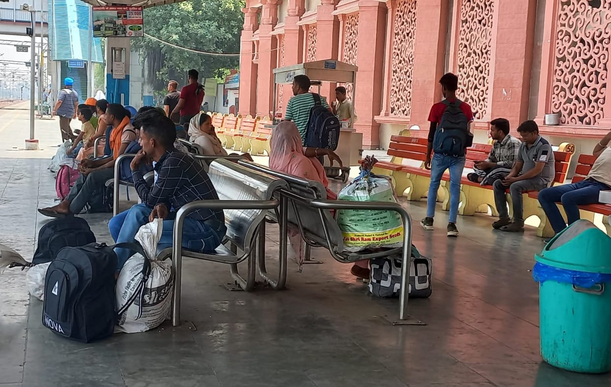 Wheels of trains are stopping due to farmers movement