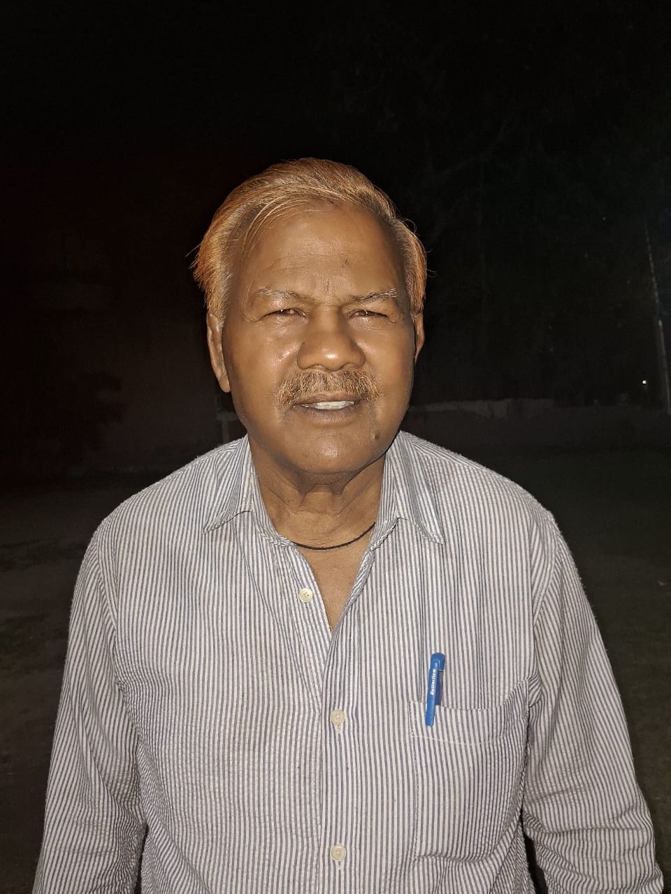 Coach Dayaram is teaching wrestling to children at the age of 70.