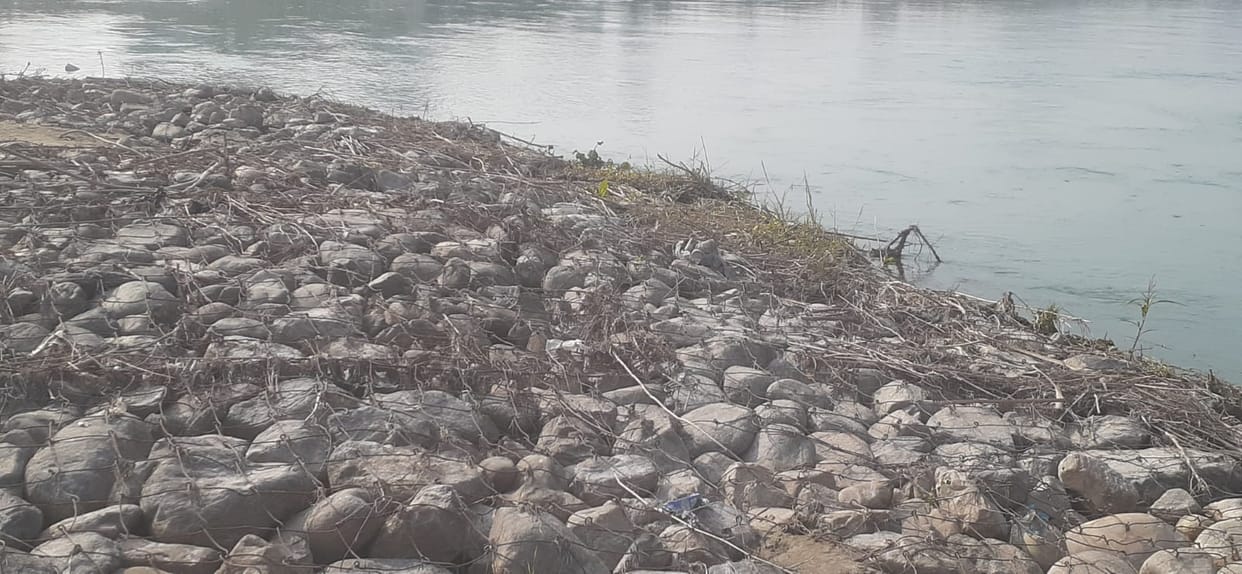 Villagers worried as permanent flood control work has not started