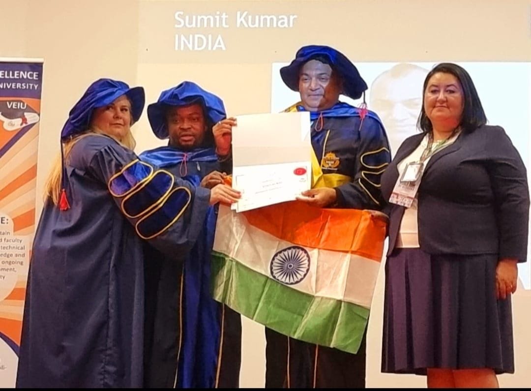 Industrialist Sumit Singla gets honorary doctorate degree