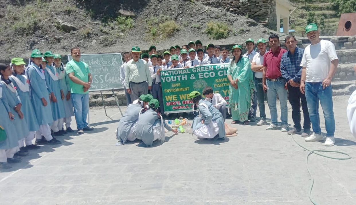 Students collected five kilograms of single use plastic