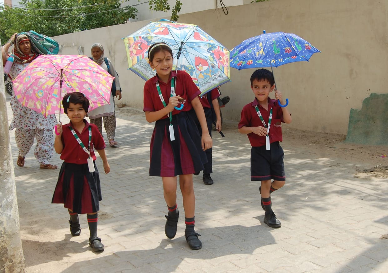 Maximum temperature increased by 3 and minimum by 4 degrees in three days