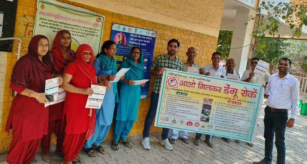 Made the villagers aware of dengue prevention