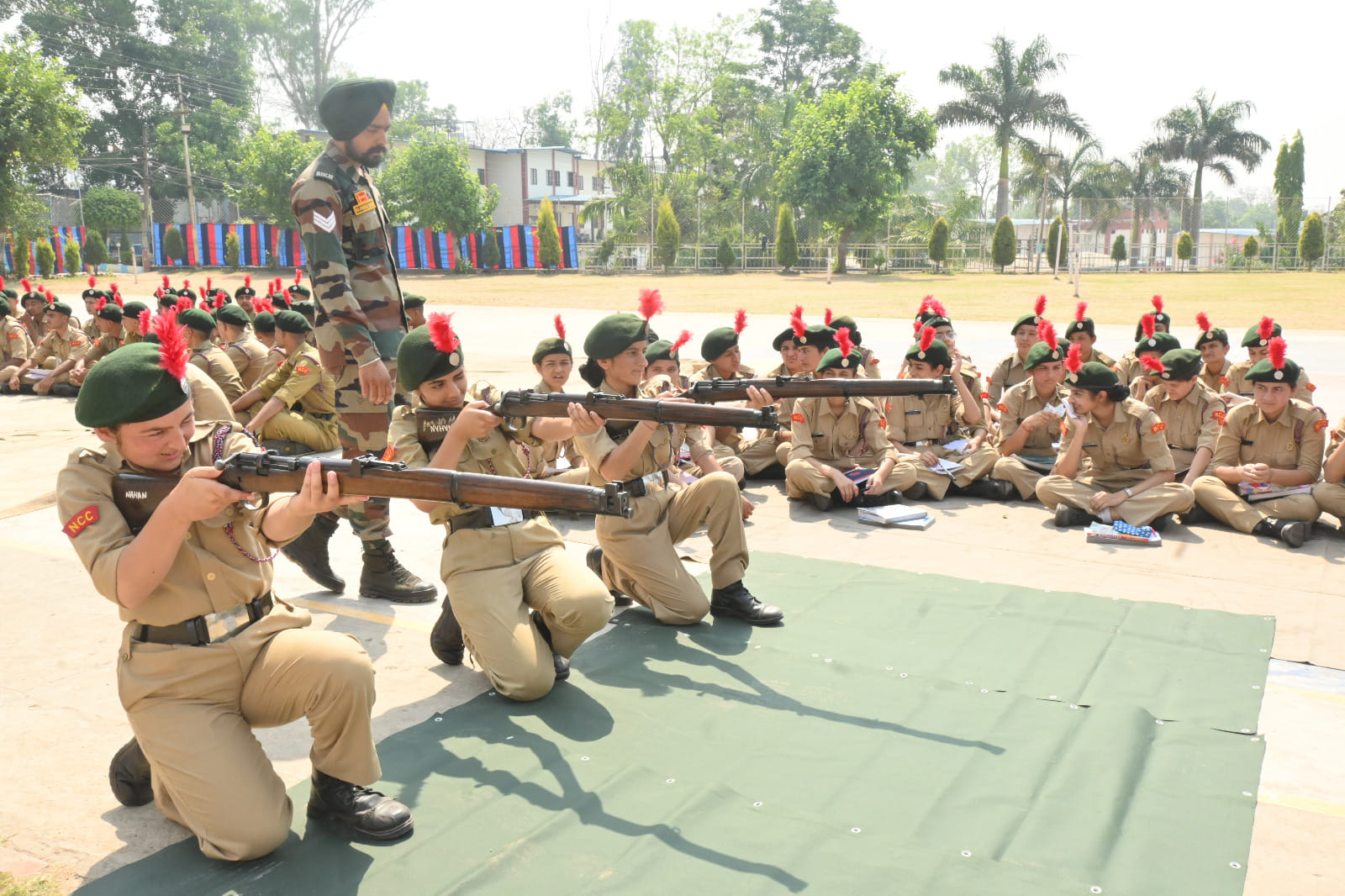 ncc camp organised in jnv nahan