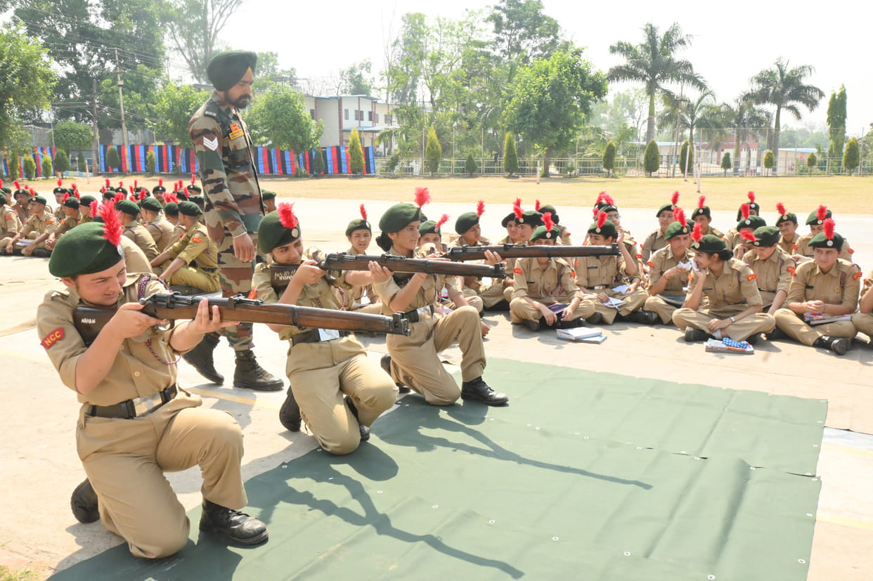 ncc camp organised in jnv nahan