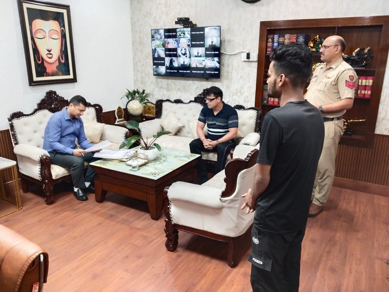 Three cases were settled in the Lok Adalat held in the district jail.