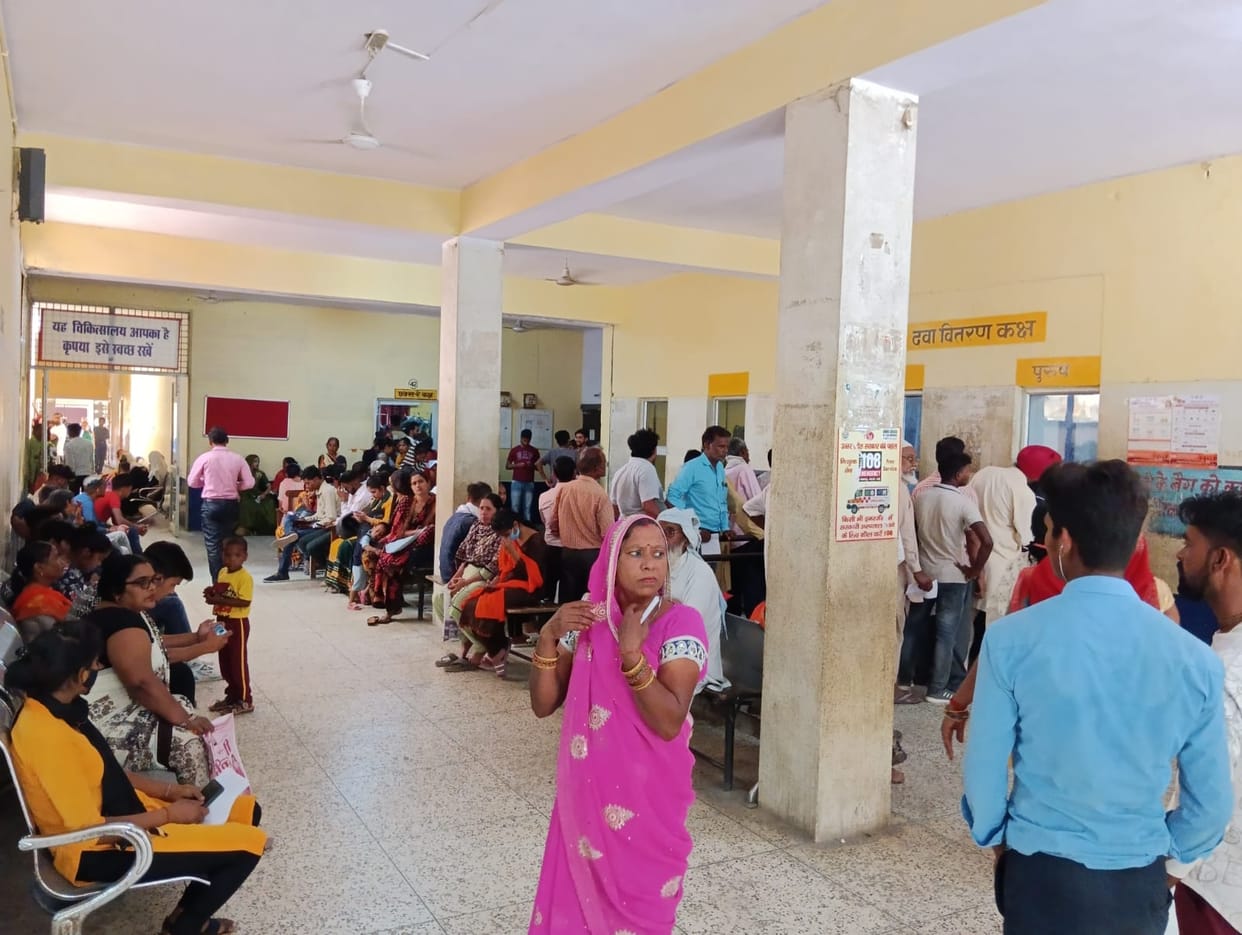 OPD 1000, but only 20 people are tested for malaria