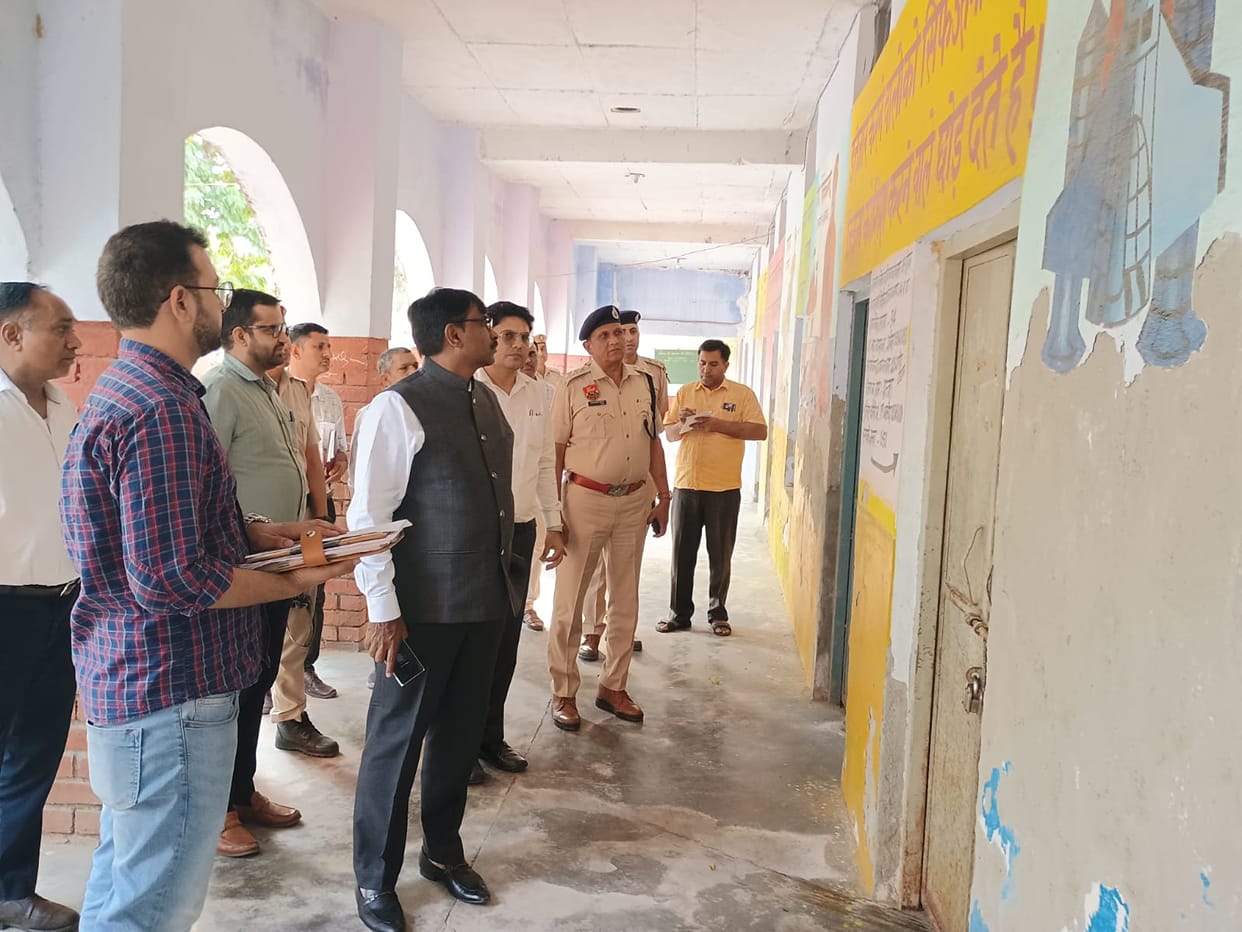 General Observer Dr. N Prabhakar Reddy inspected sensitive and highly sensitive polling stations.