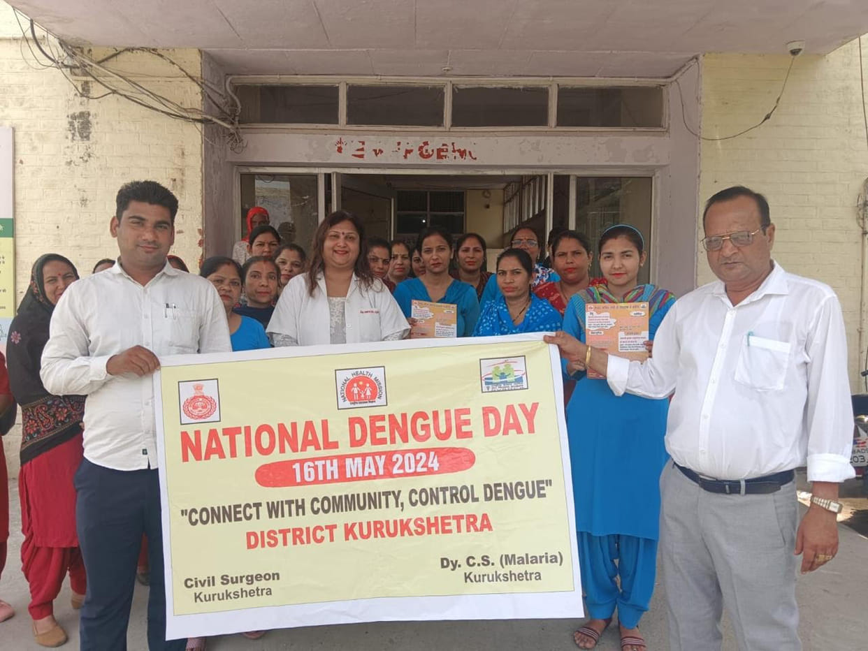 Told about dengue symptoms and prevention