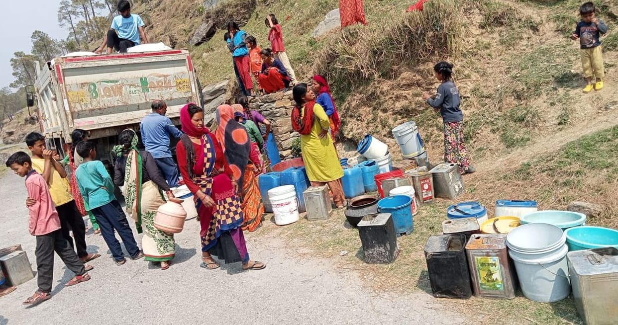 Half Of Almora did not gets water