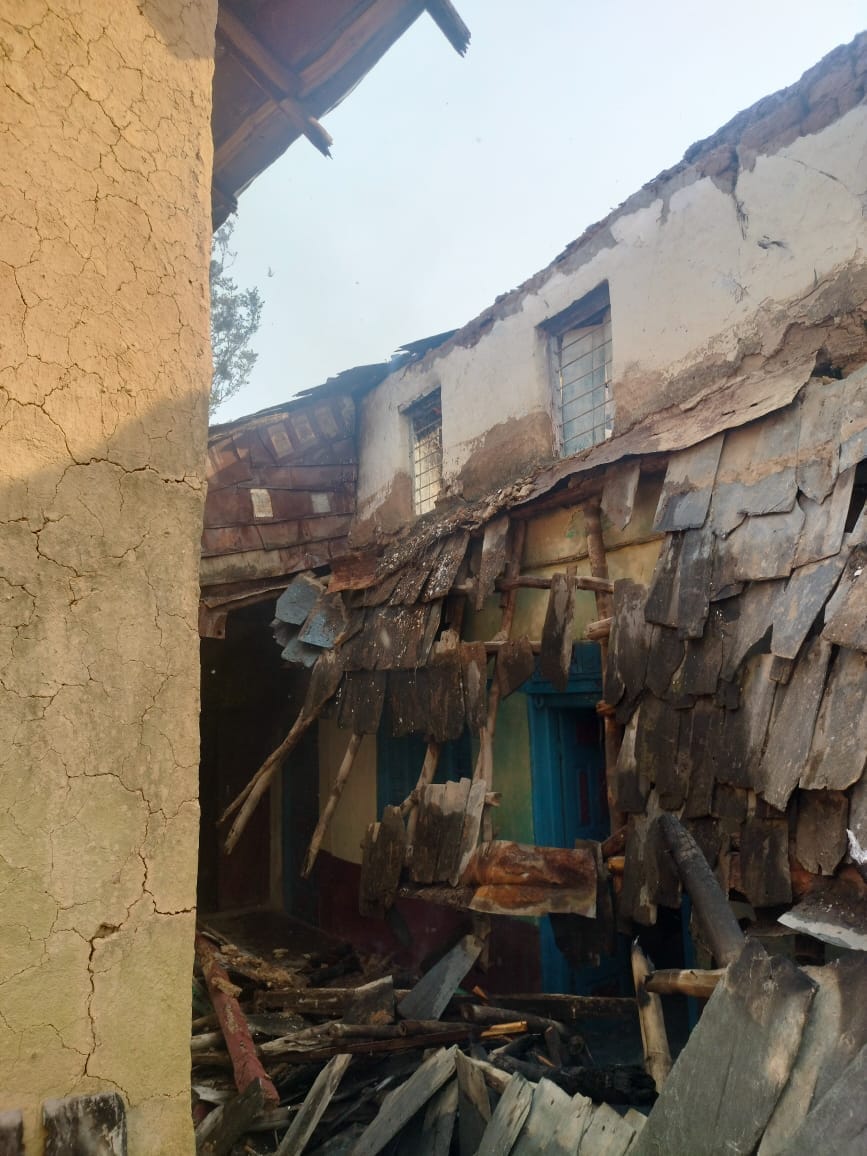 Seven houses gutted by forest fire, loss worth Rs 20 lakh