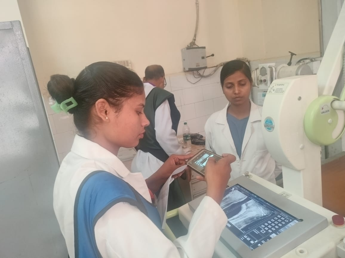 Digital X-ray printer faulty in district hospital