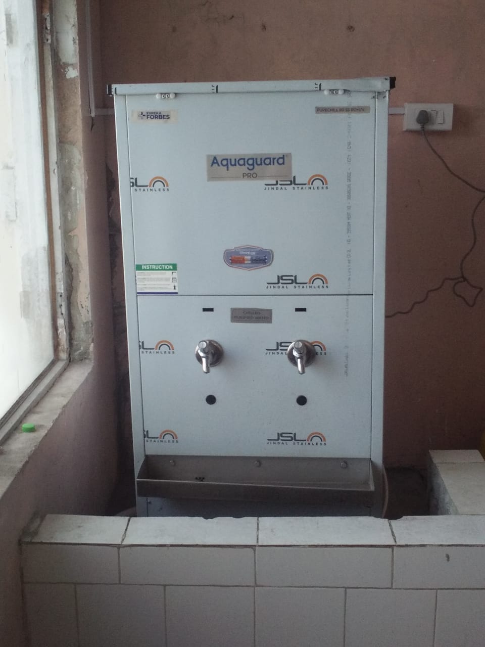 Management installed five water coolers in the regional hospital