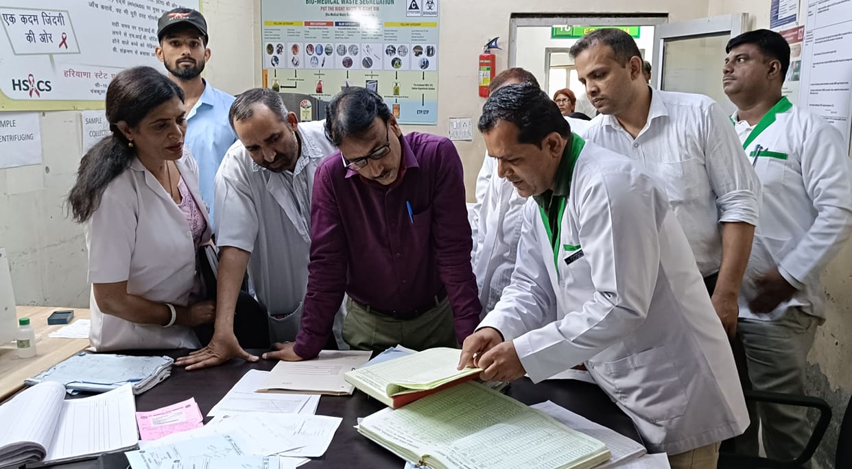 Officer from Chandigarh visited the hospital