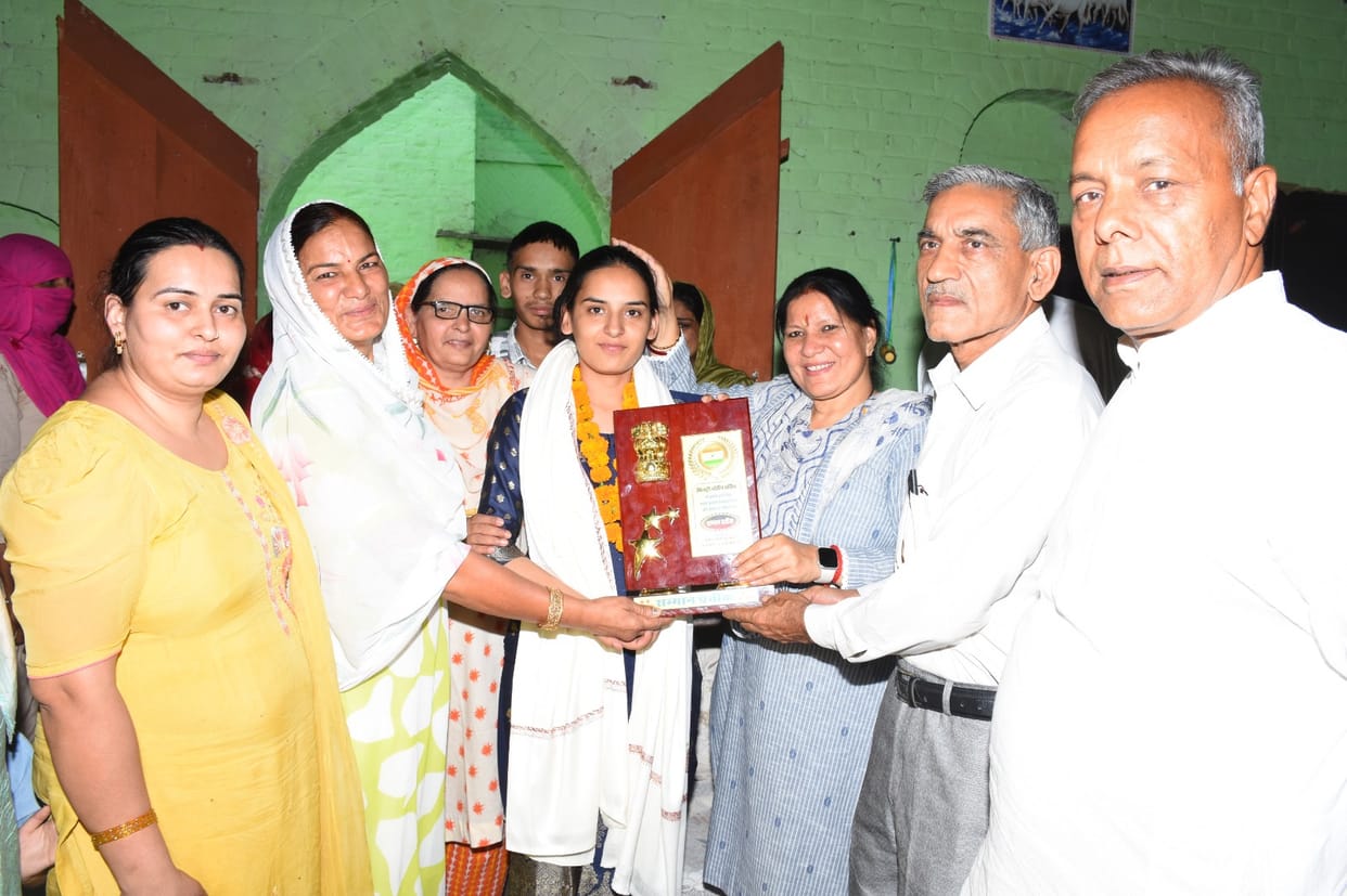 MLA honored him for being selected as lieutenant in Military Nursing Services