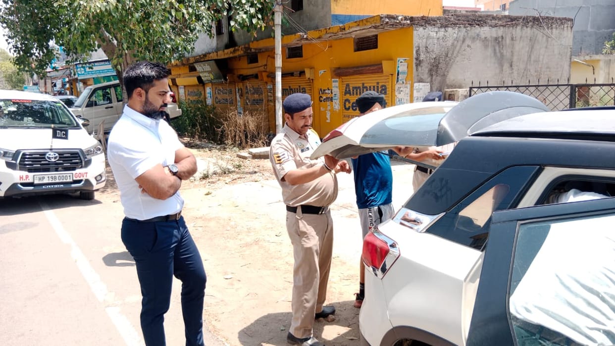 District Election Officer conducted surprise inspection of monitoring posts