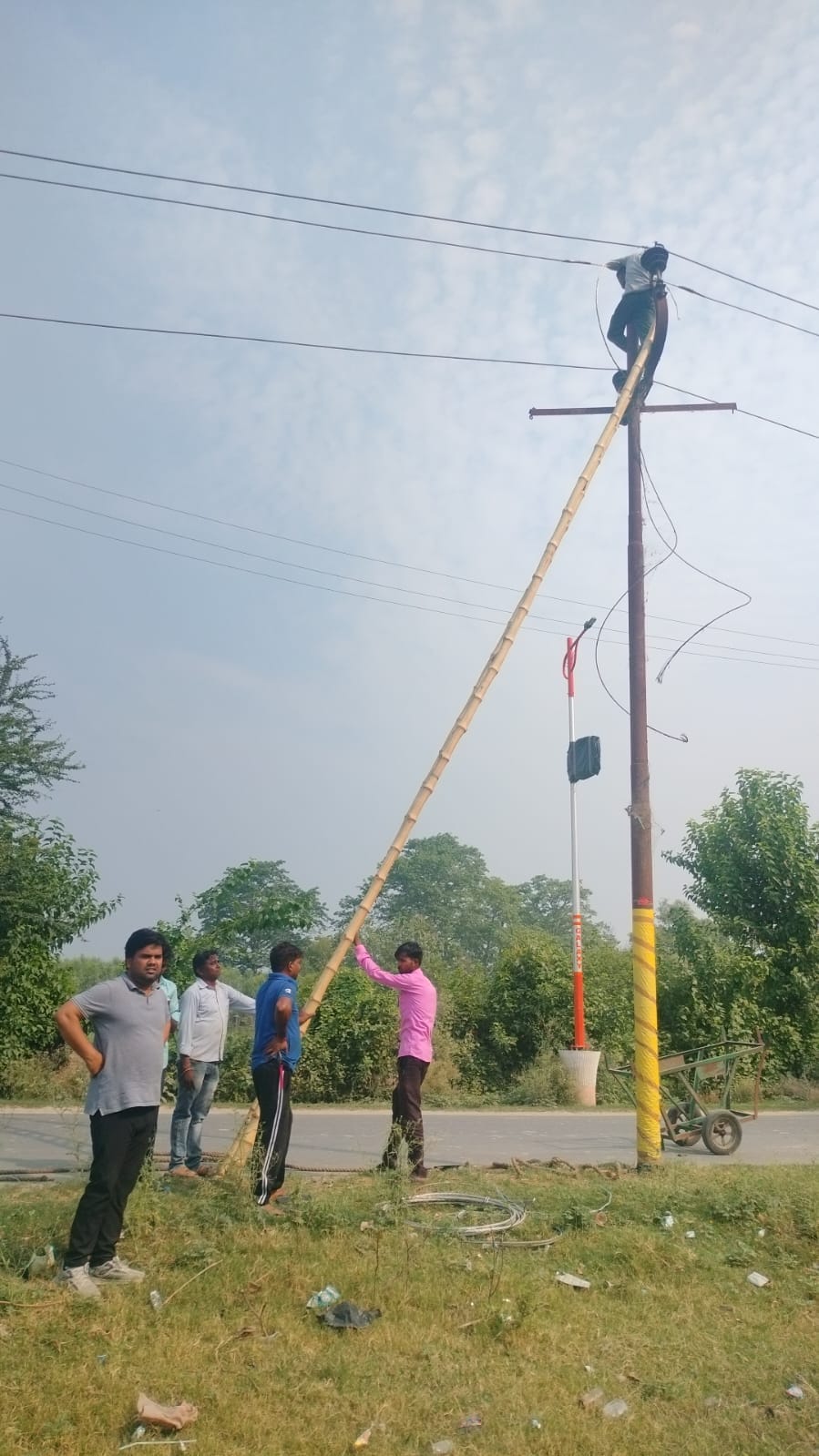 Due to pruning of trees and local fault, electricity is failing, people are in distress