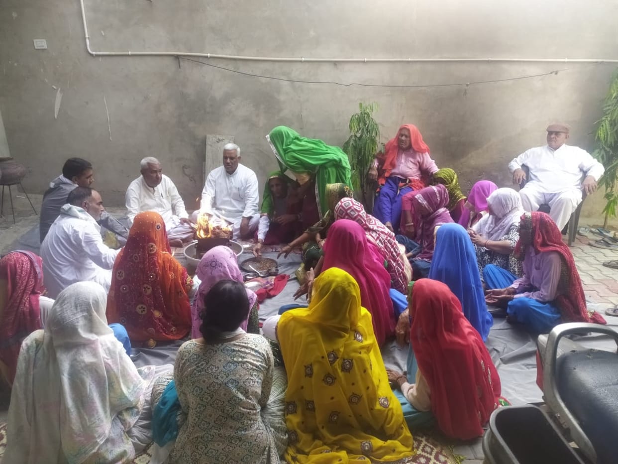 Arya Samaj performed Havan at village Buchauli