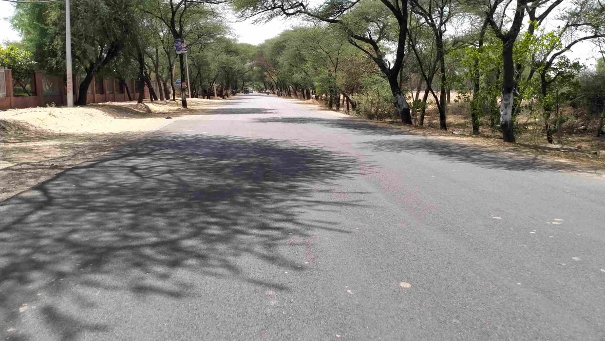 The roads are deserted... people are suffering from hot winds, temperatures cross 45 degrees