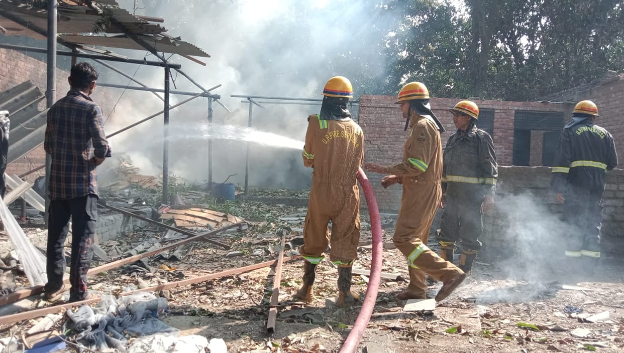 The sound of the explosion echoed for five kilometers, people got scared