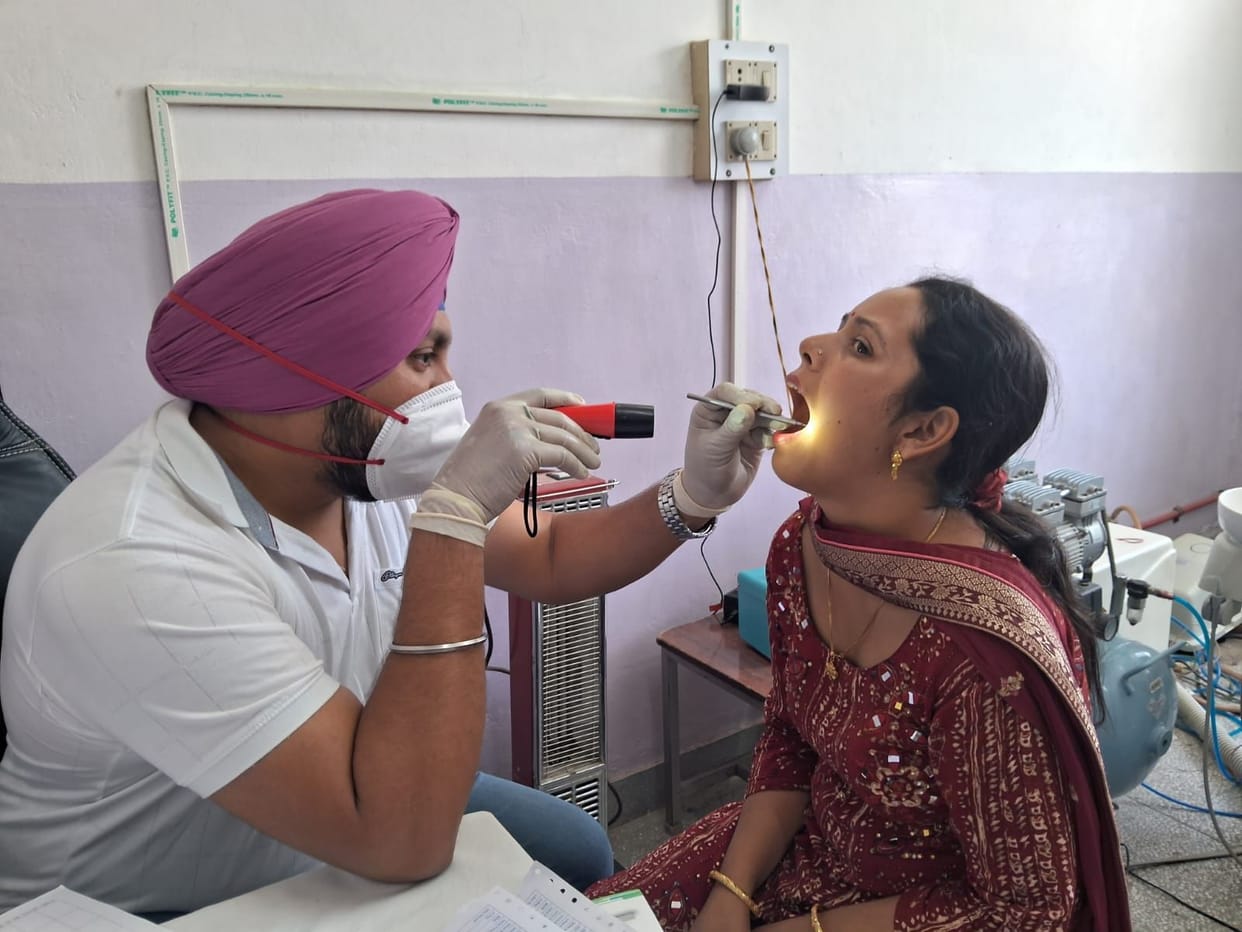 Joginder Nagar Hospital is getting monthly trial date for RCT of teeth.