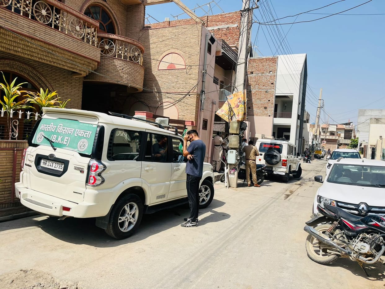 Aulakh who was going to participate in Kaithal Panchayat was stopped