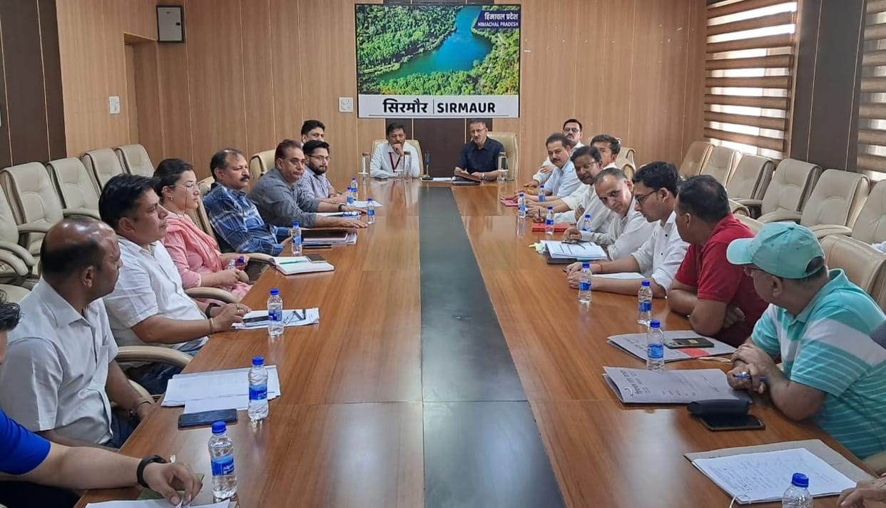 meeting on loksabha election organised in nahan