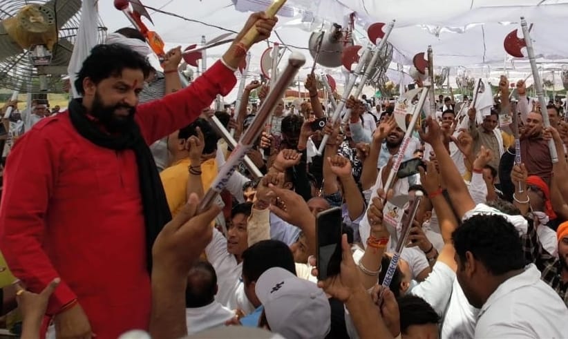 Lord Parshuram's praises echoed in Paharwar, foundation stone of 121 feet statue was laid
