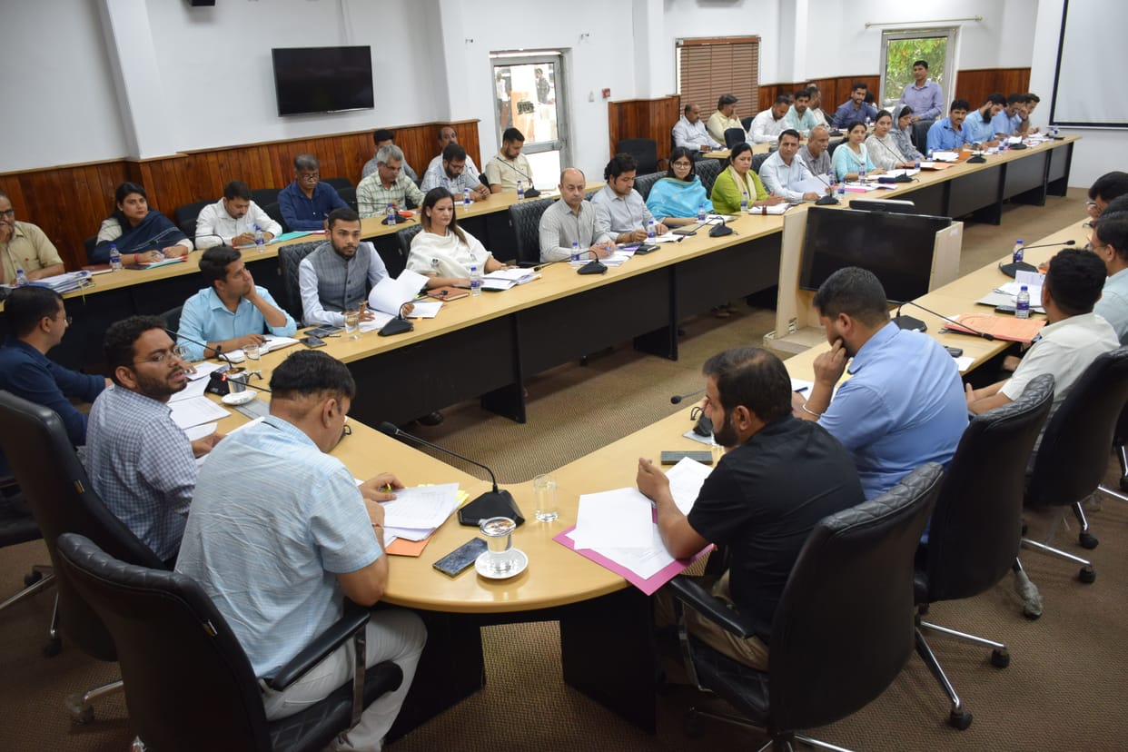 DC Sachin Kumar Held Meeting with Officials