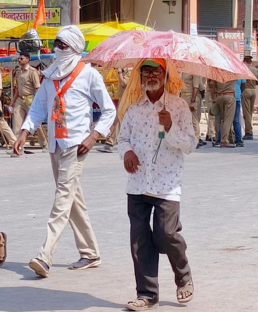 Heat snatches peace, mercury again crosses 45 degrees