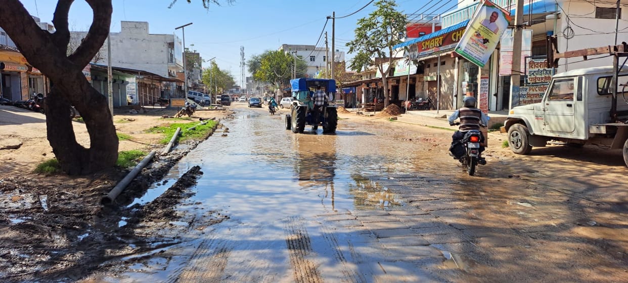 No system for disposal of contaminated water