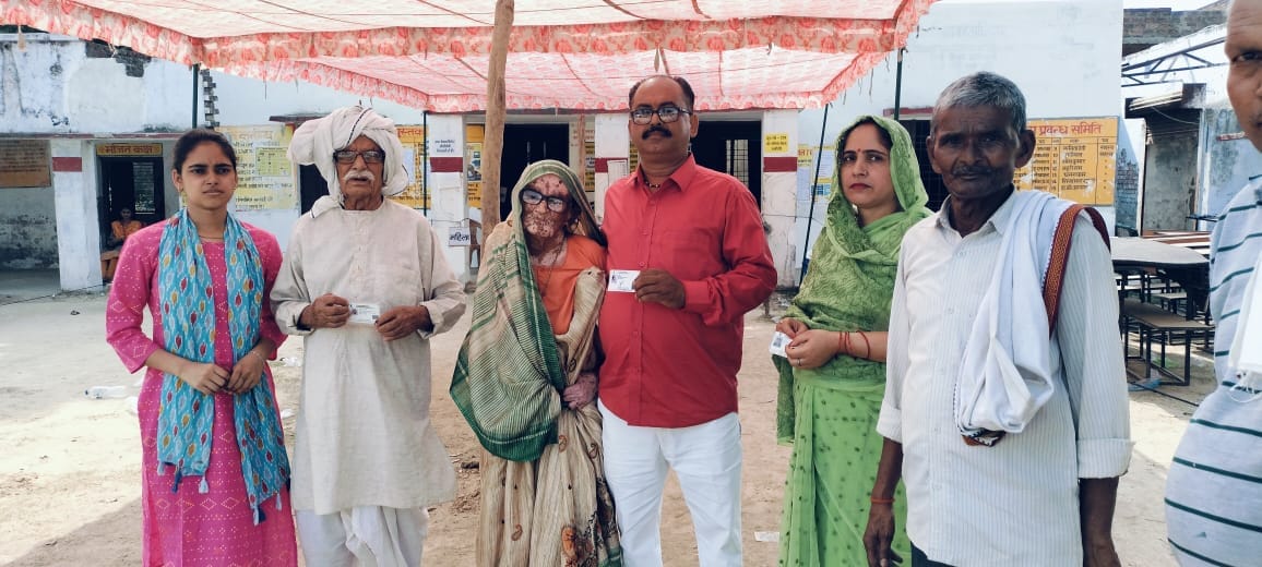 Voted with three generations together