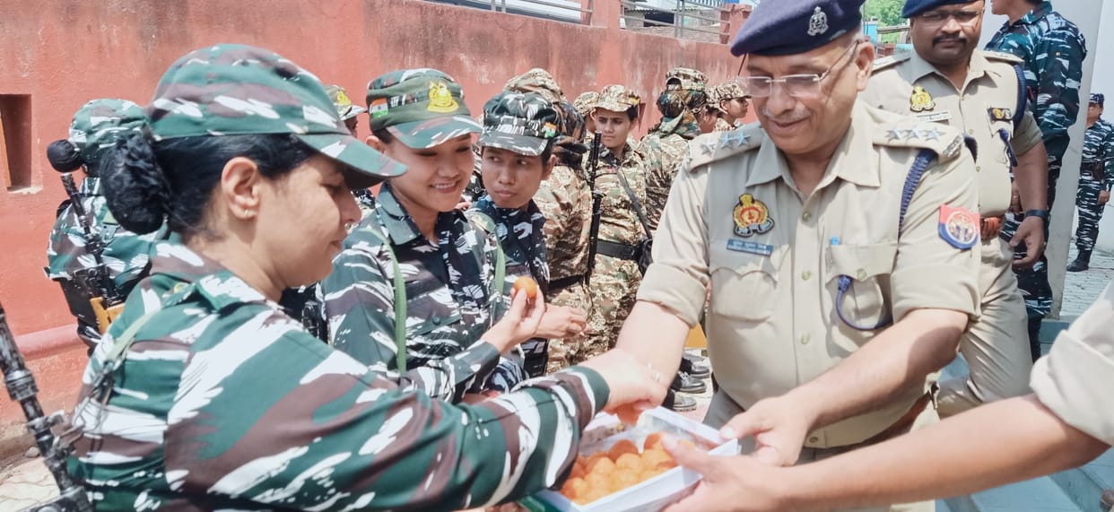 Paramilitary forces took charge, guarding the border from today