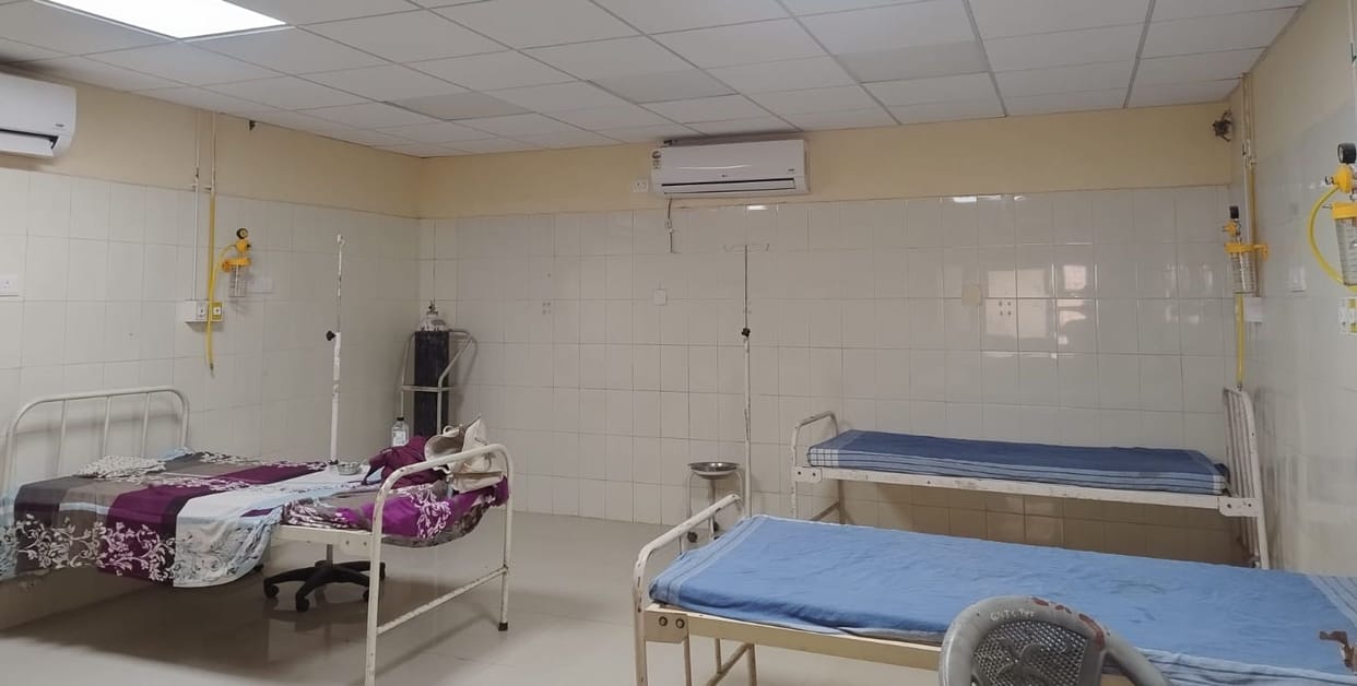 Postnatal room built for mother and child in the district hospital