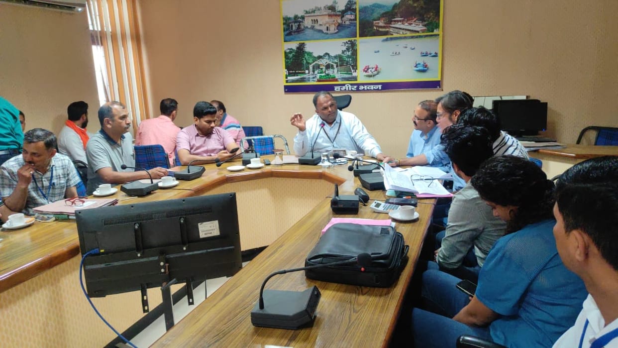 Supervisor inspected the expenditure registers of the candidates