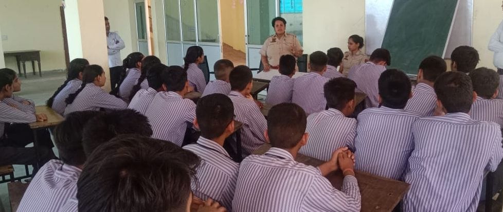 Students were introduced to Good Touch and Bad Touch