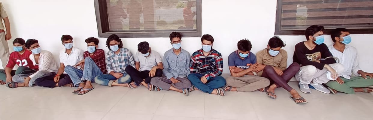 Police arrested six arms smugglers and six buyers