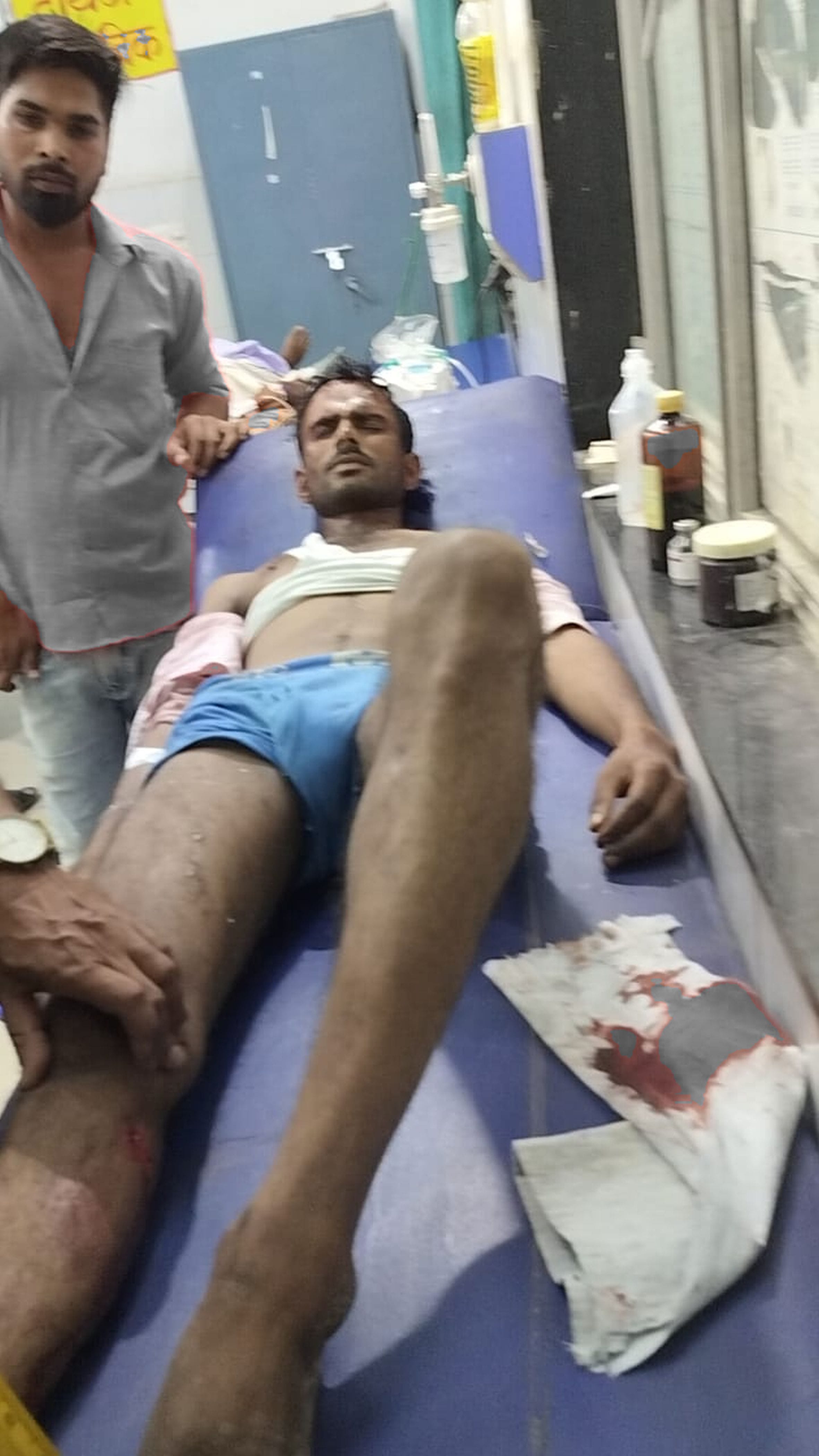 Milkman shot by miscreants, condition critical