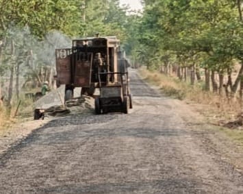 PWD contractor's arbitrariness in road construction