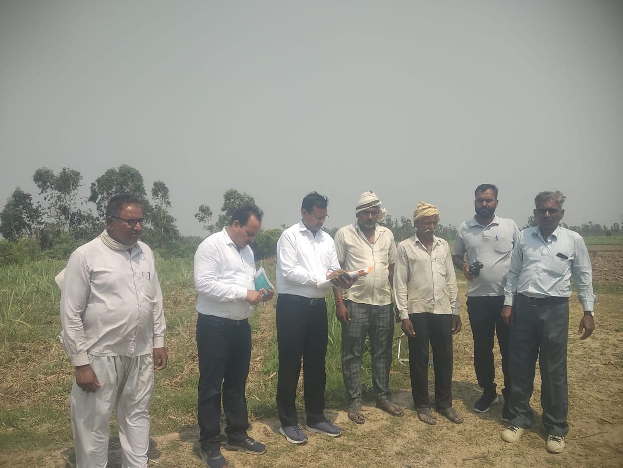 Sugarcane survey found slow in two villages of Bisalpur