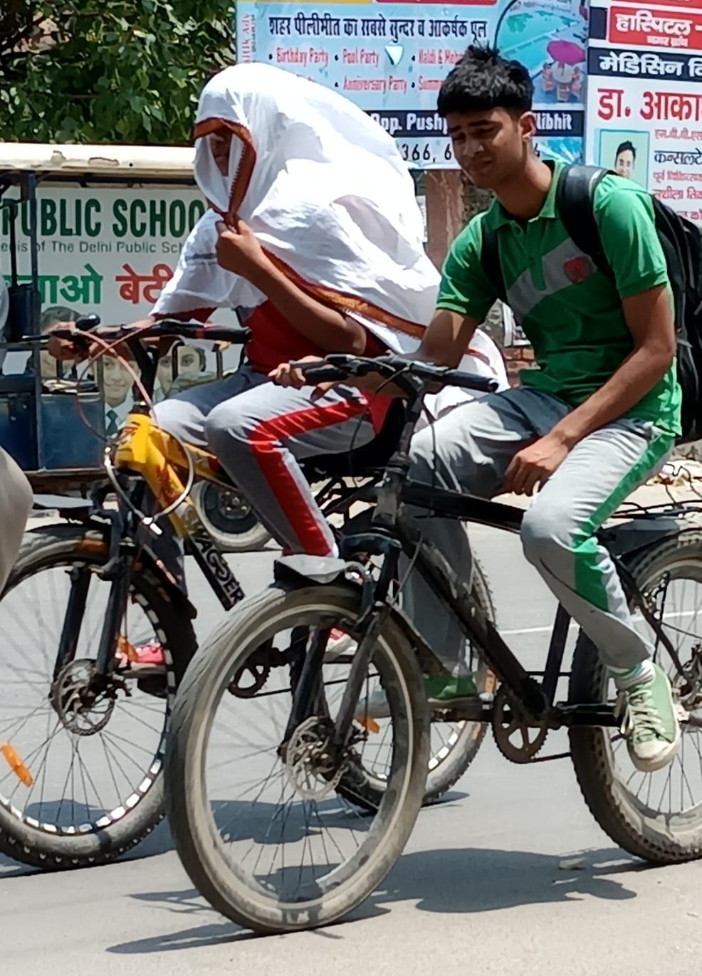 People got some relief from the heat due to easterly wind blowing