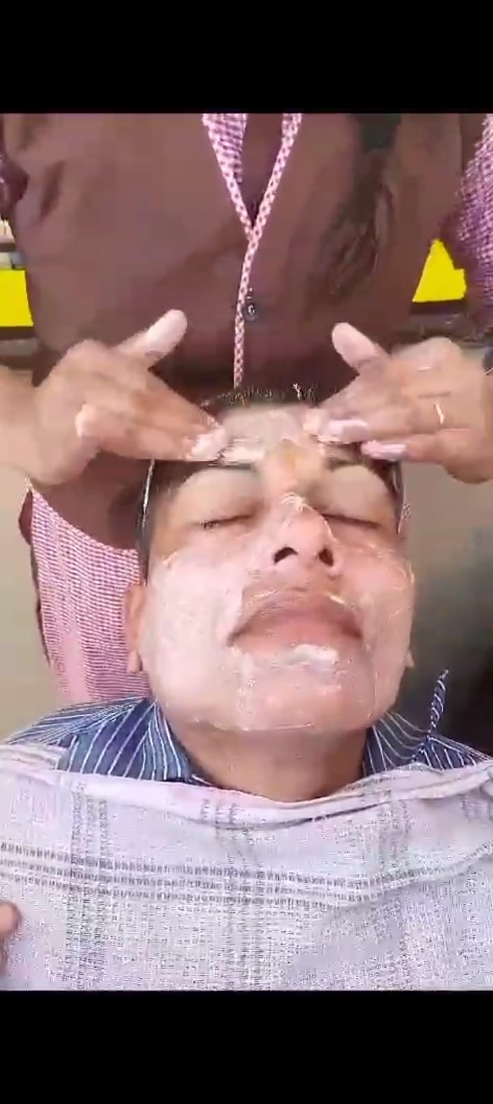 The watchman was giving facial massage and also dancing, investigation was conducted