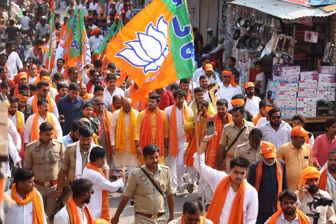 National President of BJYM arrived on the last day of campaign,