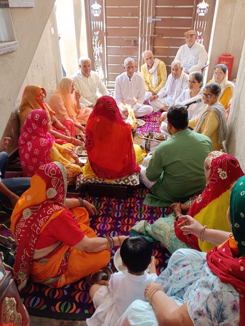 Havan performed for environmental purification