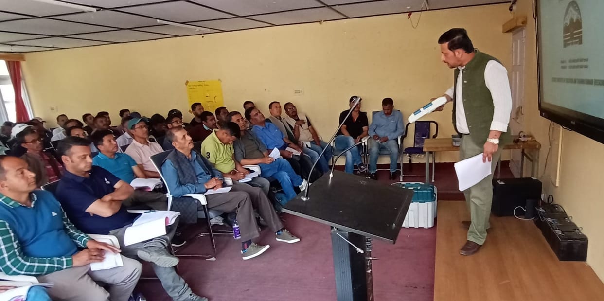 Two day training program for election personnel at Reckong Peo